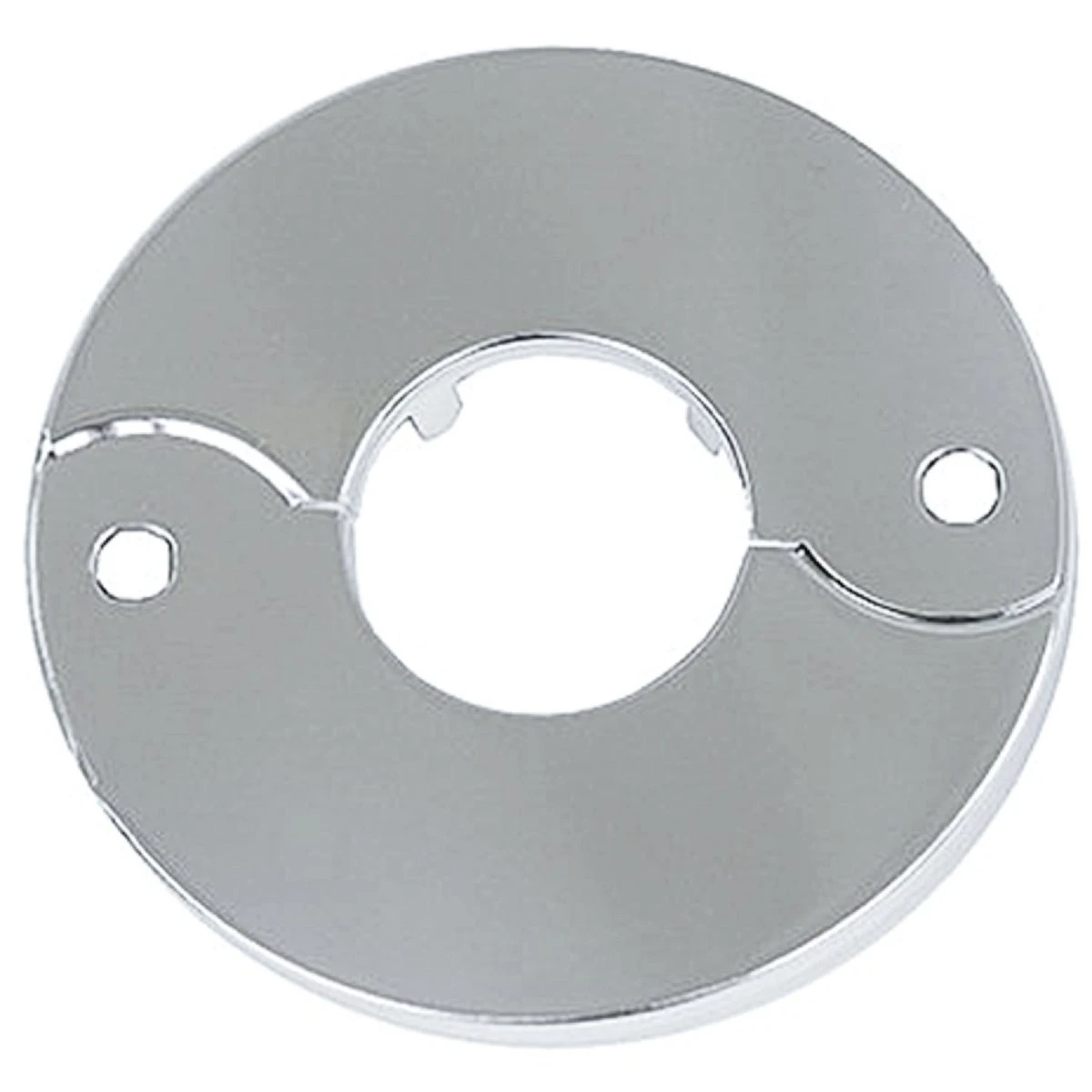 Floor & Ceiling Split Flange, Chrome Plated Brass, For 1 In. Iron Pipe