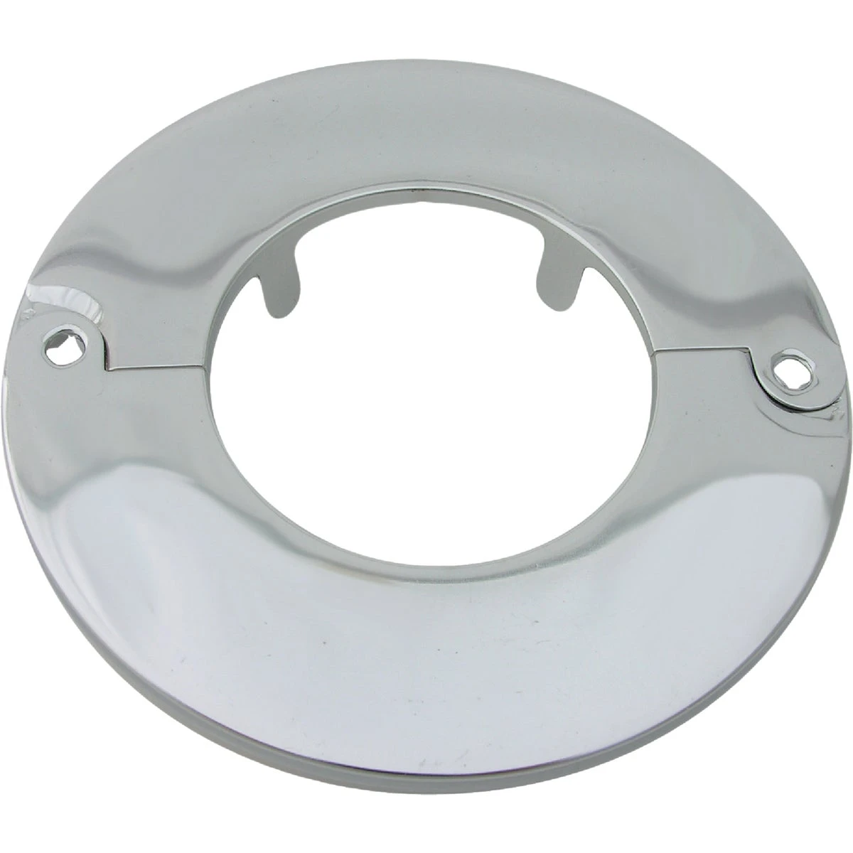 Floor & Ceiling Split Flange, Chrome Plated Brass, For 2 In. Iron Pipe