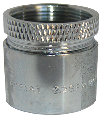 Aerator, Chrome, 13/16 In. FPT x 24 Thread