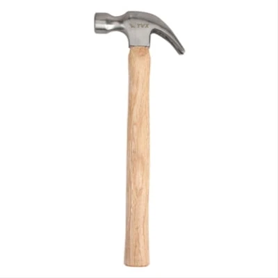 Curved Claw Hammer, Wood Handle, 8 oz.