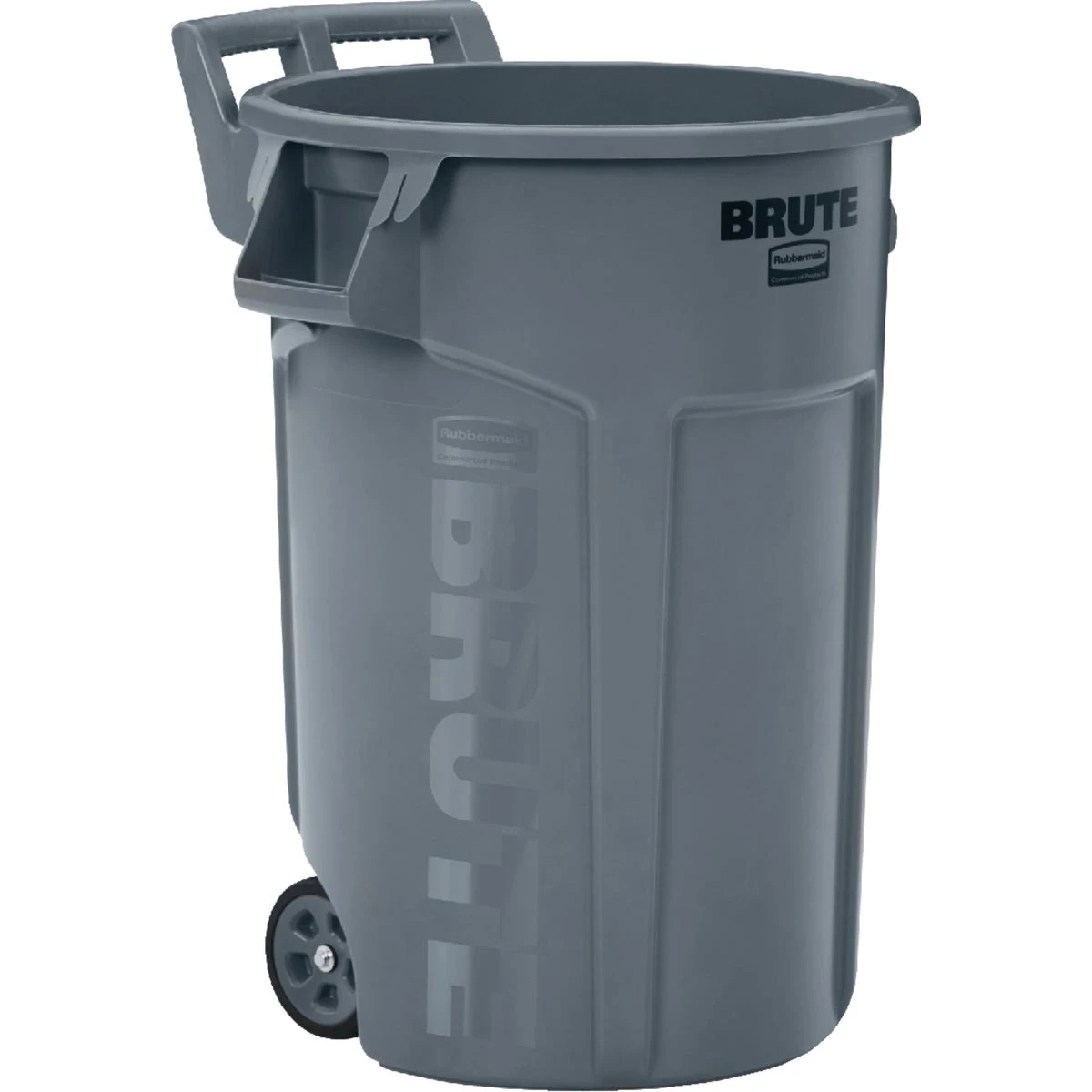 Brute Wheeled Trash Can, Vented, 44 Gallon