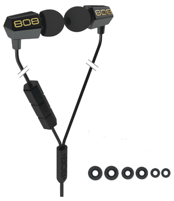 Budz Mic'd Wired Ear Buds With In-line Microphone And Secure Fit Design