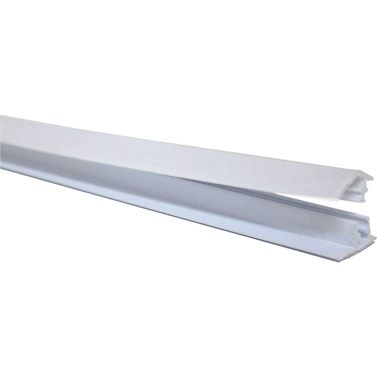 Snap Lock Vinyl Sheeting Framing Strips, White, 60 In.