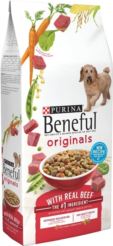 Beneful Originals Beef Dry Dog Food 15.5 Lb Bag - Real Beef Recipe
