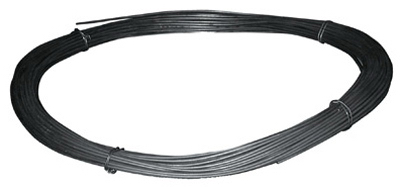 Annealed Coiled Wire, 9 Gauge, Black, 10 Lb.