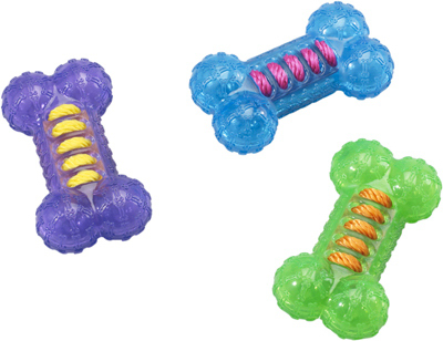 Fun 'n Tuff 5" Dog Treat Ball Toy - Durable, Assorted Colors