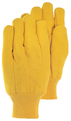 Men's Large Fleece Chore Utility Gloves - Indoor/outdoor Gold