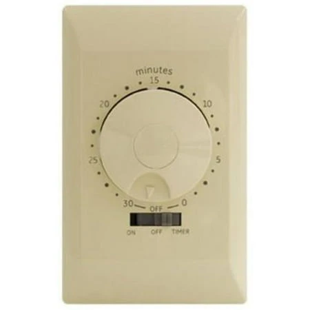 06691 Hard Wired Wall Switch Timer In Ivory - Model 15082