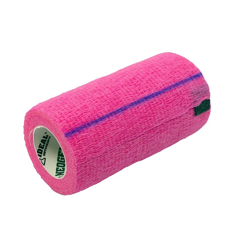Vet Wrap Bandage, Neon Pink, 4-In. x 5-Yds.