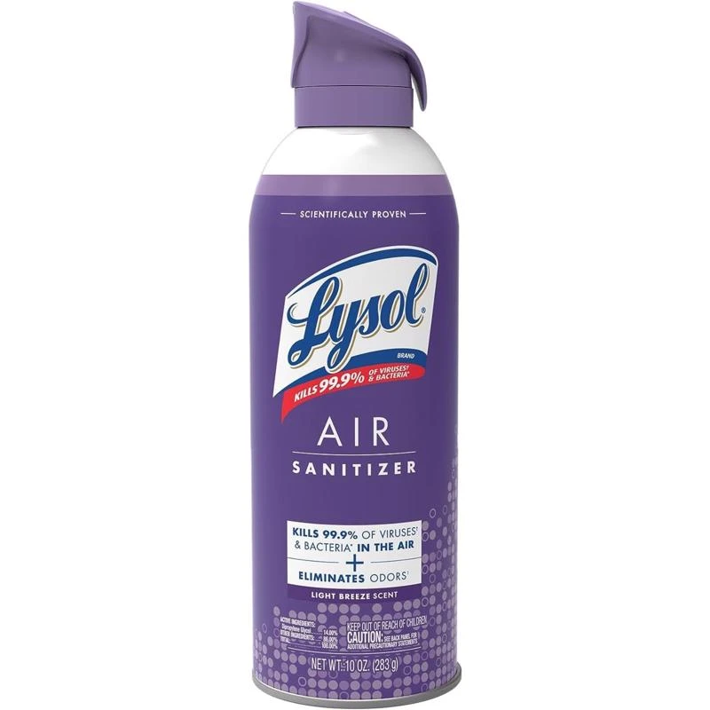 Air Sanitizer, Light Breeze Scent, 10 oz.