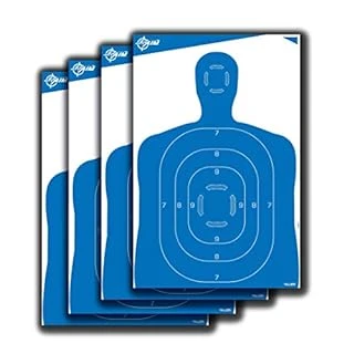 EZ Aim Paper Targets, Blue Silhouette, 23 x 35 In., 4-Pk.