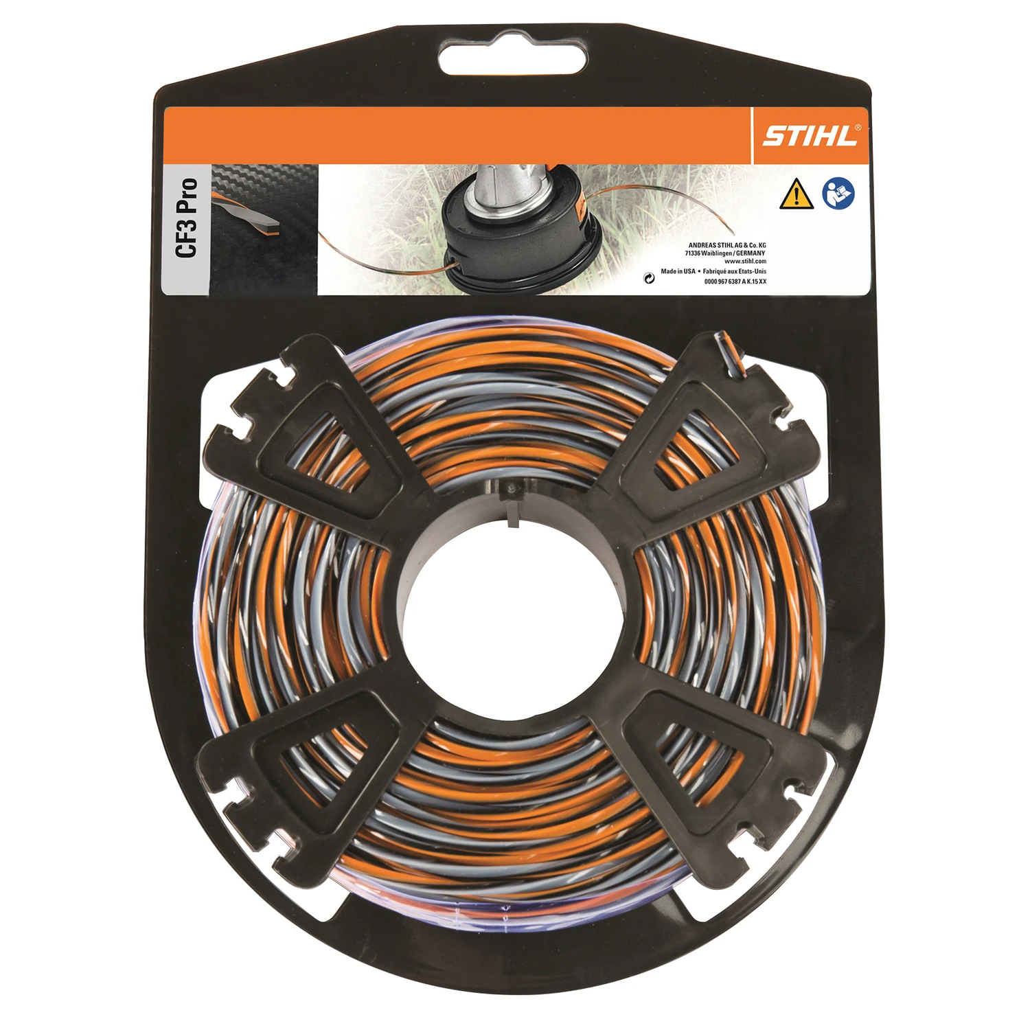 Cf3 Pro 0.08 In. Diameter X 295 Ft. Length Trimmer Line For Tough Trimming