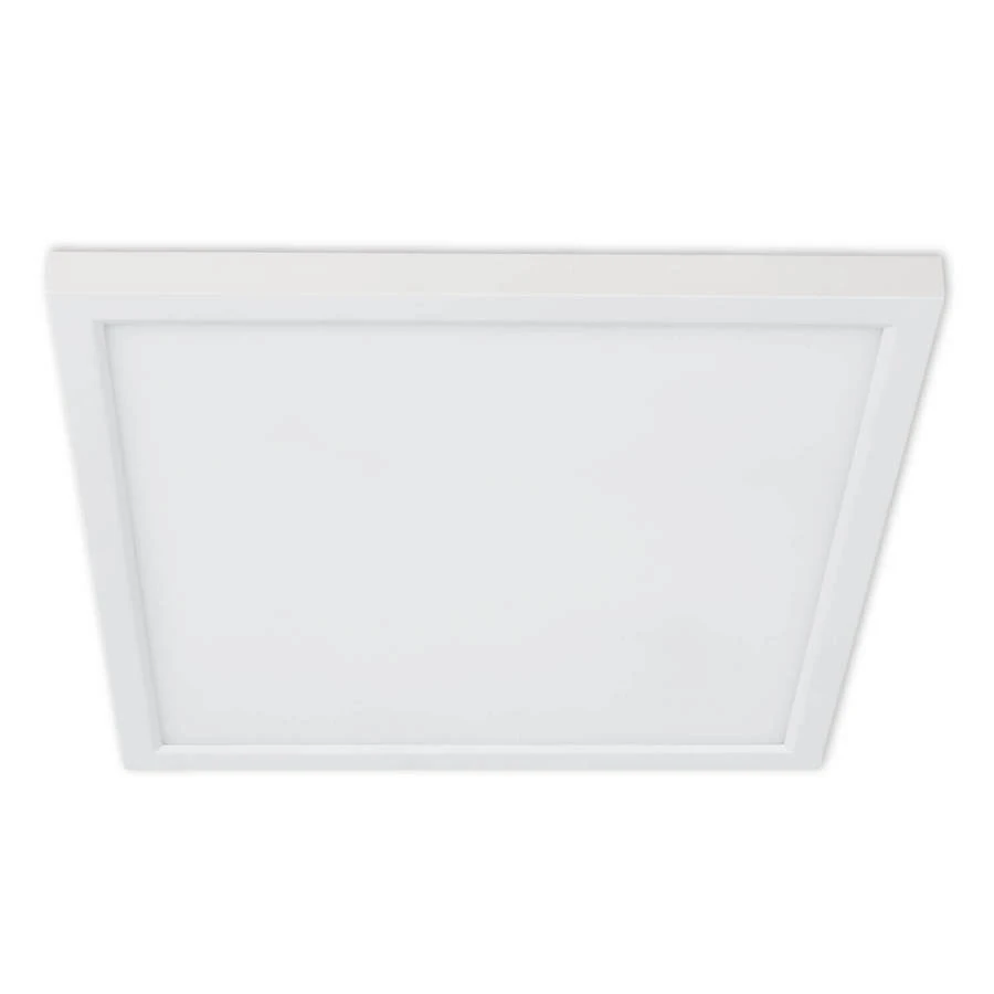 LED Flat Panel Ceiling Downlight, Selectable Color Temperature, White, 10.5 Watts, 7.5 In. Square