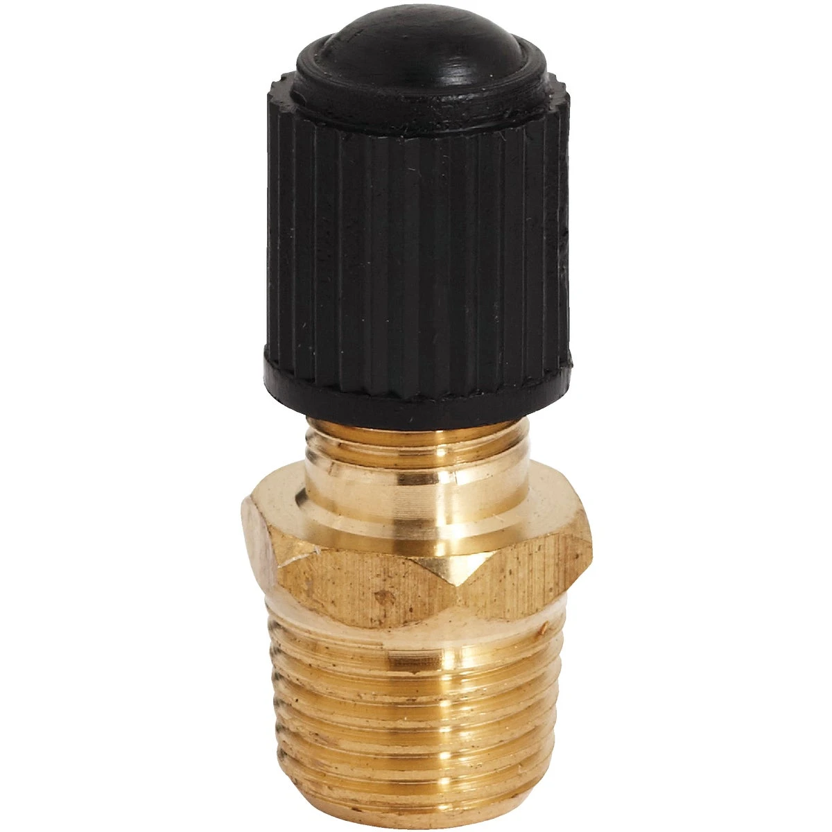 Compressor Tank Valve, Brass, 1/8 In. MNPT, 2-Pk.