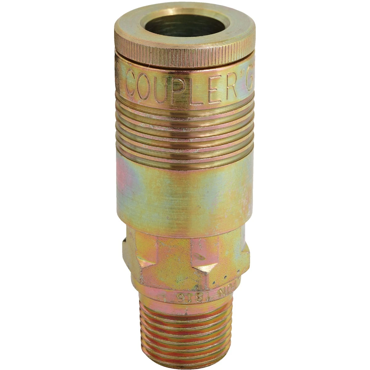 G-Style Air Tool Coupler, Steel, 1/2 In. MNPT