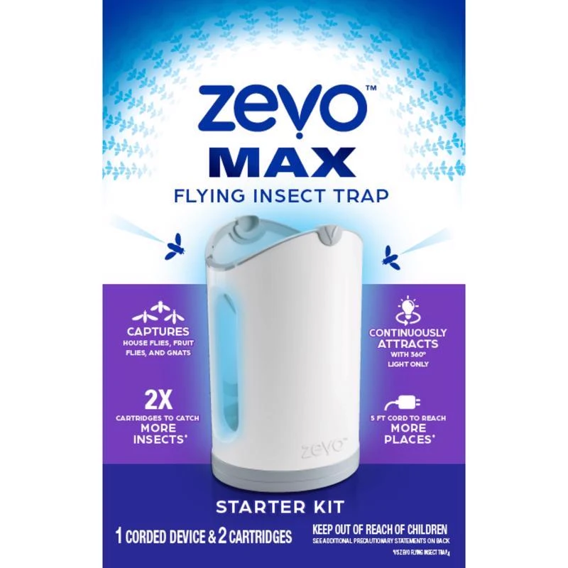 Max Flying Insect Plug-In Trap, 1 Device, 2-Pk. Cartridges