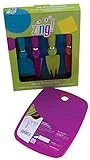 Grip Strip Essential Small Cutting Board With Cheese Appetizer Tools Set Of 4