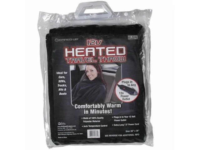 Vibe Heated Travel Blanket, 12v, Purple