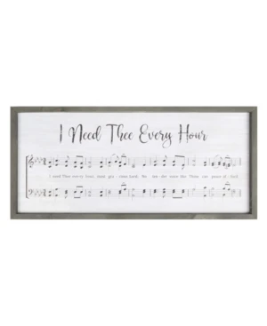 I Need Thee Lord Wall Decor - Inspirational Wall Art For Home Or Office