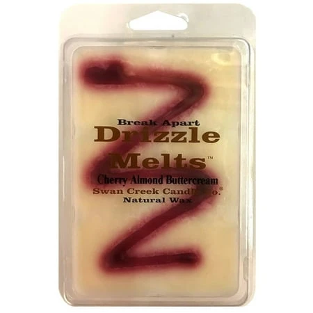 Candle Soy Drizzle Melt 4.75 Ounce Cherry Almond Buttercream