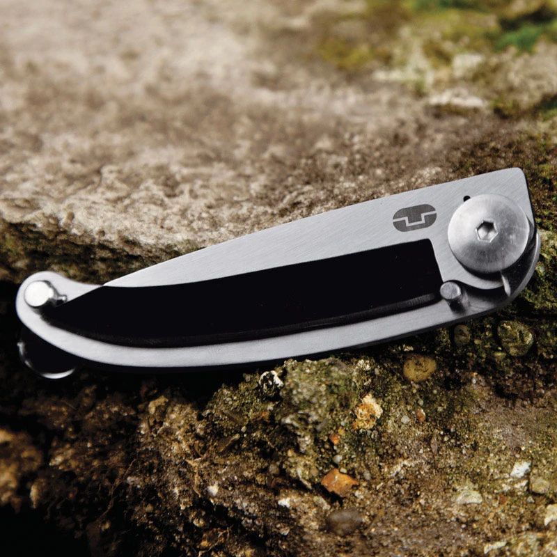 True Utility Tu580 Black/silver Multi Tool Knife With Keyring And Stainless Steel Design