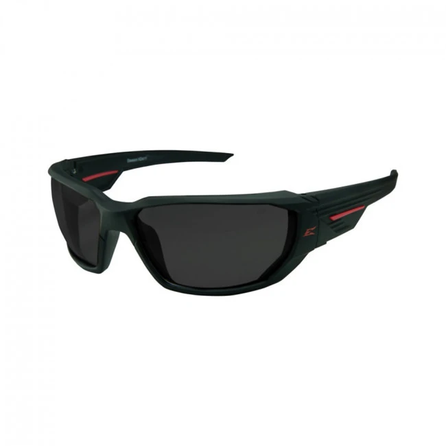 EDETXD416 Polarized Smoke Lens Dawson Sunglasses, Matte Black