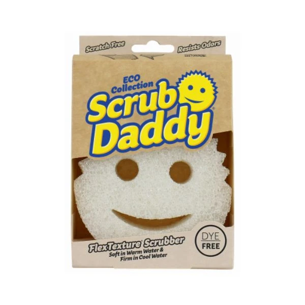 Classic Kitchen Scrubber Sponge, Scratch-Free, Dye-Free
