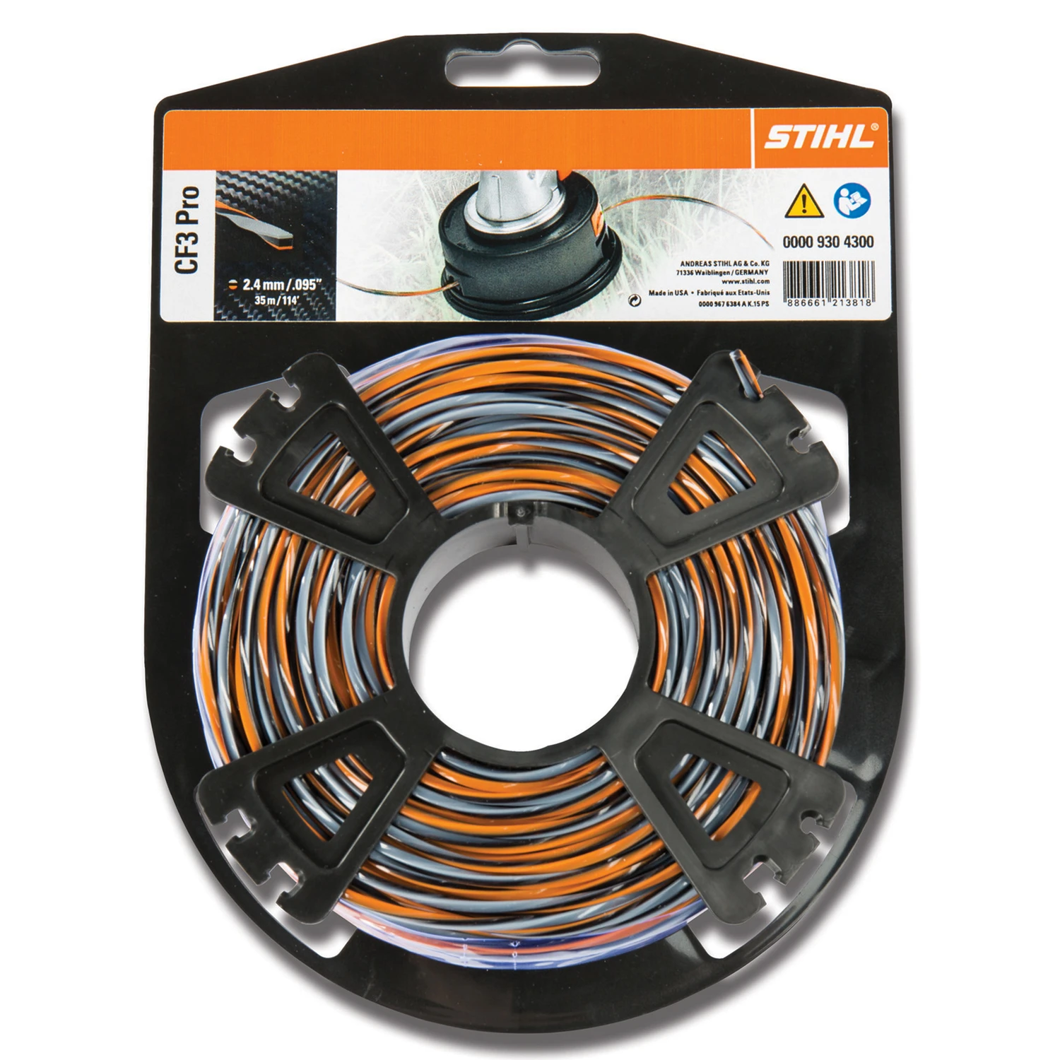 Cf3 Pro .130 In. D X 370 Ft. L Durable Trimmer Line For Landscapers