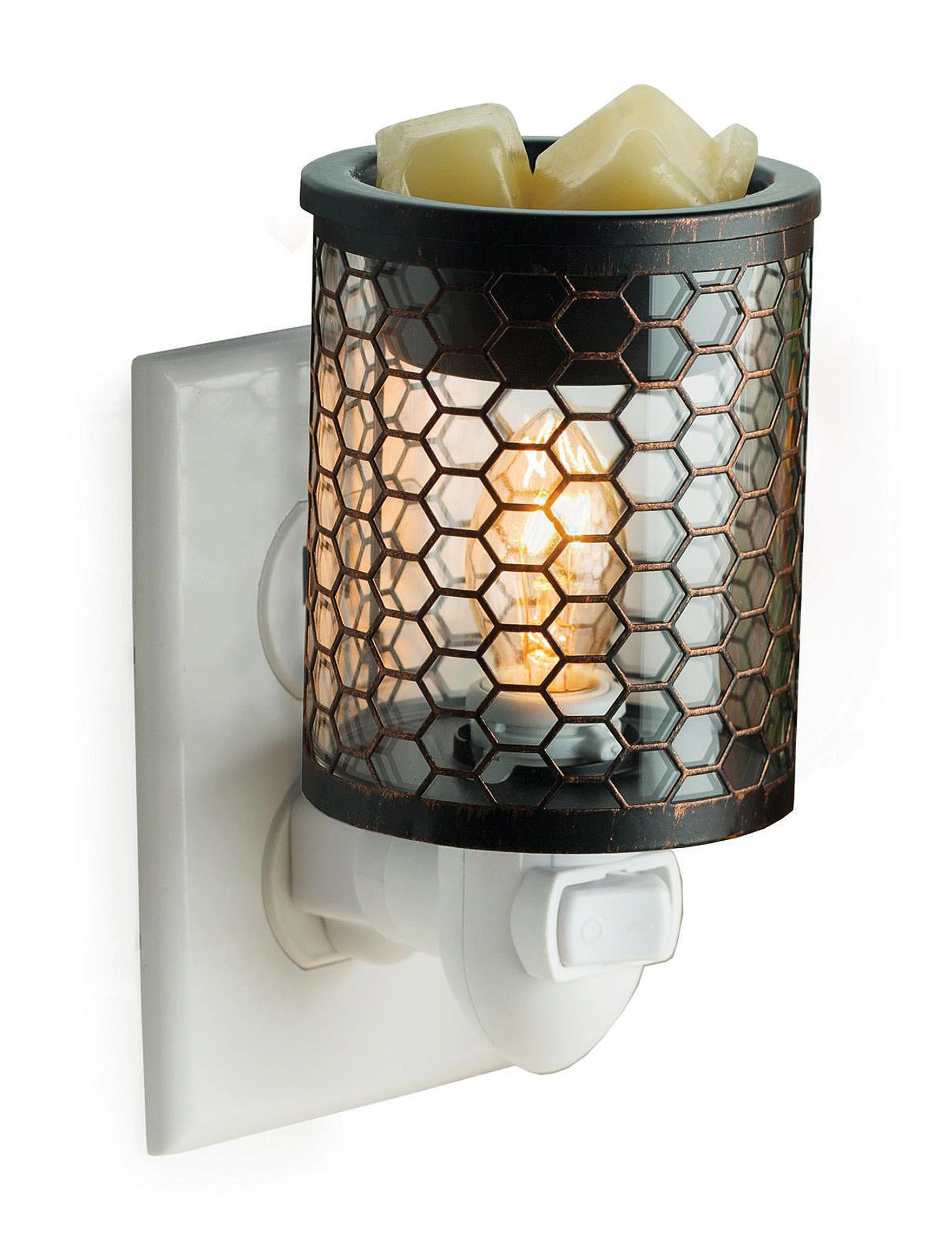 Chicken Wire Plug-in Fragrance Warmer - Bronze Finish