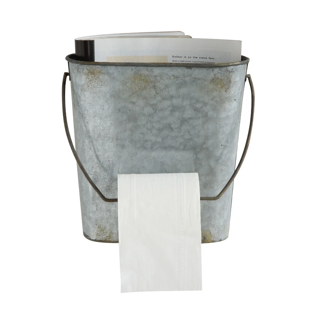 Tin Toilet Paper Holder Wall Rack - Model Creative-da6815 By 3r Studios