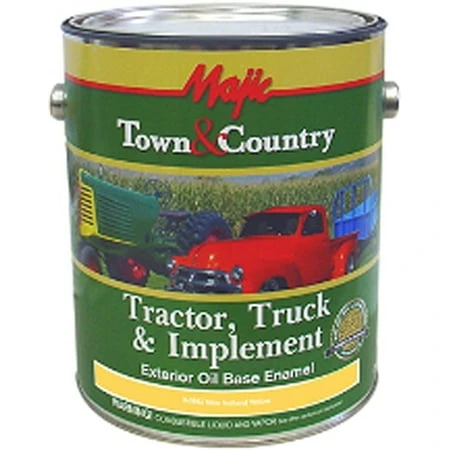 Town & Country Tractor, Truck & Implement Enamel Paint, Oil Base, Black, Qt.