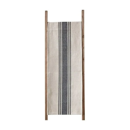 Canvas Table Runner With Stripes - Stylish Home Decor Accent