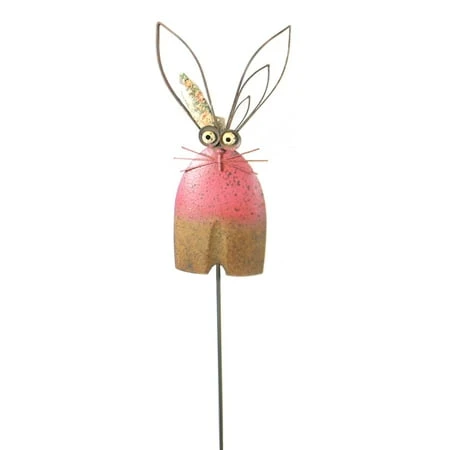 Diggity Stake Bunny Metal Garden Accent For Home & Garden Decoration 11940