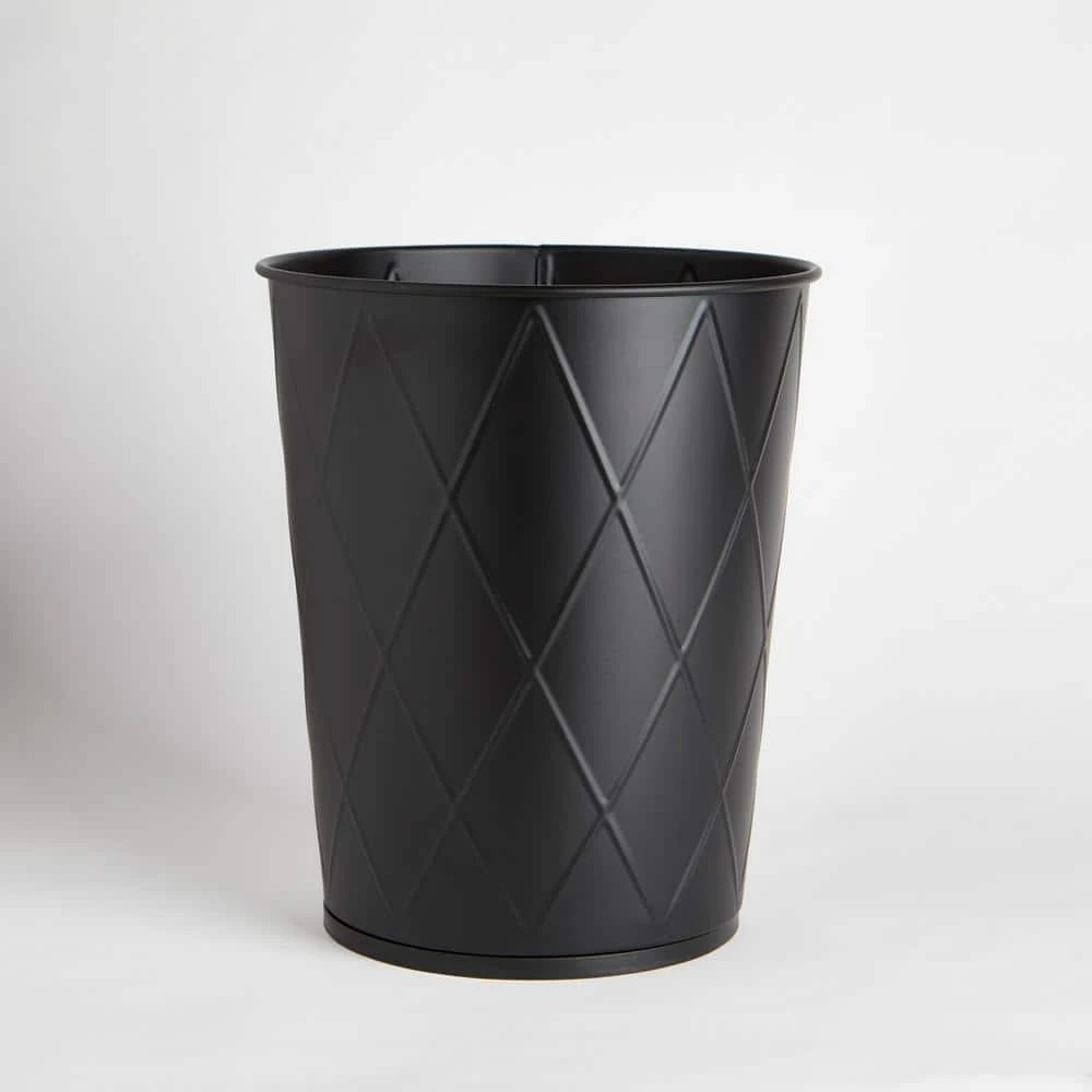 Harlequin Bathroom Waste Basket, Black