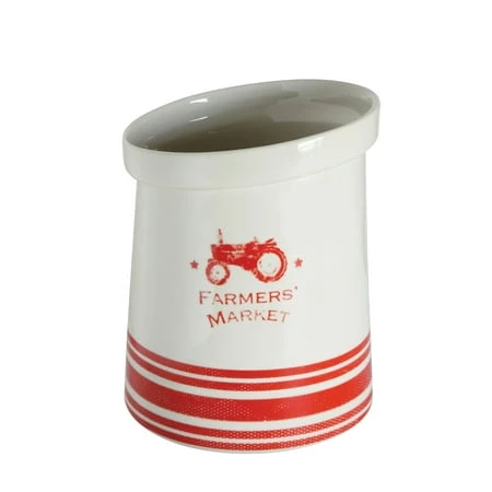 Utensil Holder 'farmer's Market' With Tractor Design