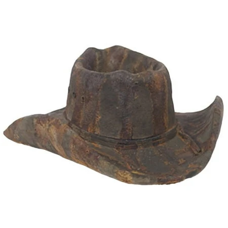 Western Hat Design In Rust Color For Stylish Outdoor Wear
