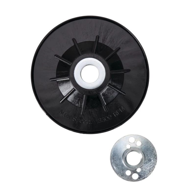 Ribbed Rigid Turbo Grinding Backing Pad, 5/8 x 4-1/2 In.