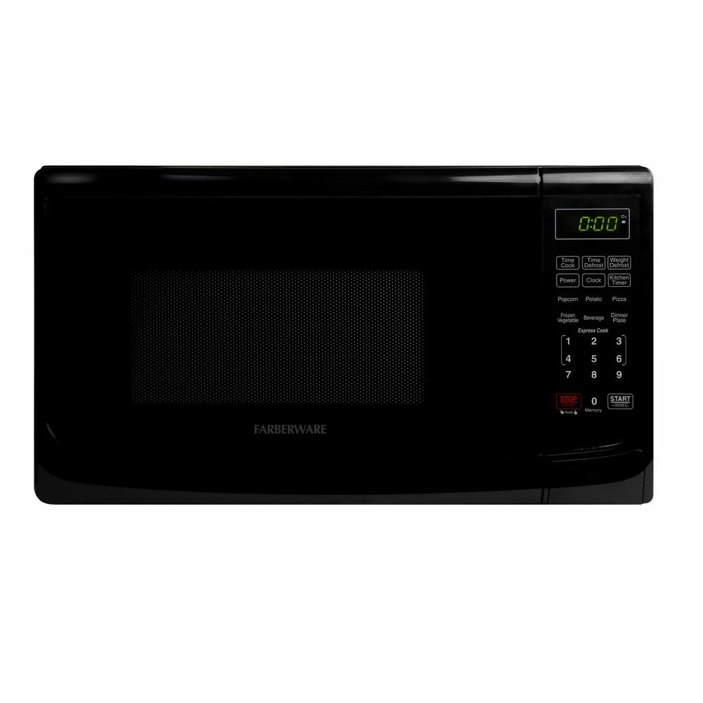 Microwave Oven, 0.7 Cu. Ft., 700 Watt, Black