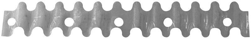 Scalloped Wall Tie 7/8 Inch Galvanized Steel Wt-zz