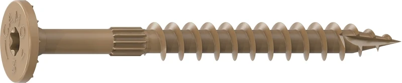Exterior Fasteners Screw, Flat Head, 3 Inch X 1/4 Inch, Model 0360174
