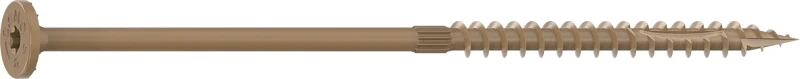 Screw Structural Flat Head 6 X 1/4 Inch For Exterior Projects