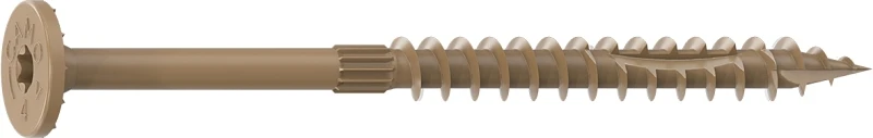 Screw Structural Flat Head 4 X 1/4 Inch For Exterior Projects