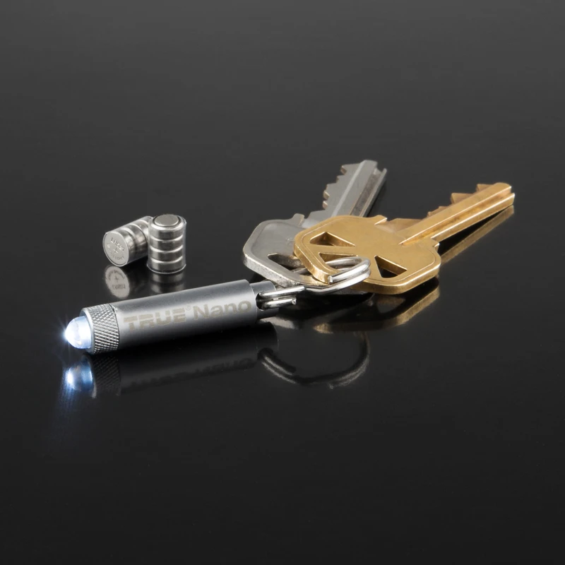 True Utility Nano 4 Lumens Silver Led Flashlight Model Tu285