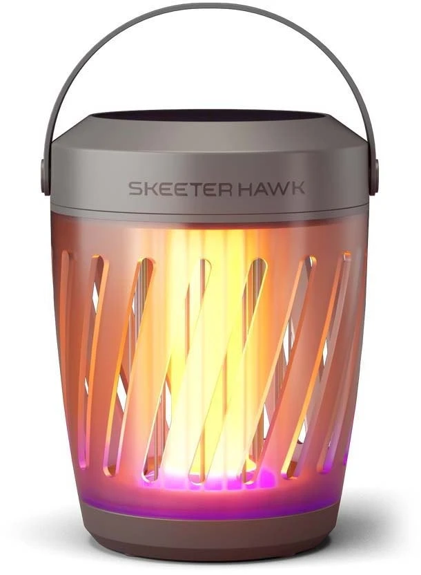Solar Zapper And Lantern Ske-zap-1007, Grey, Outdoor Use, 10.88 Oz