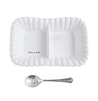 Large Divided Server Set - Elegant Serving Dish For Entertaining