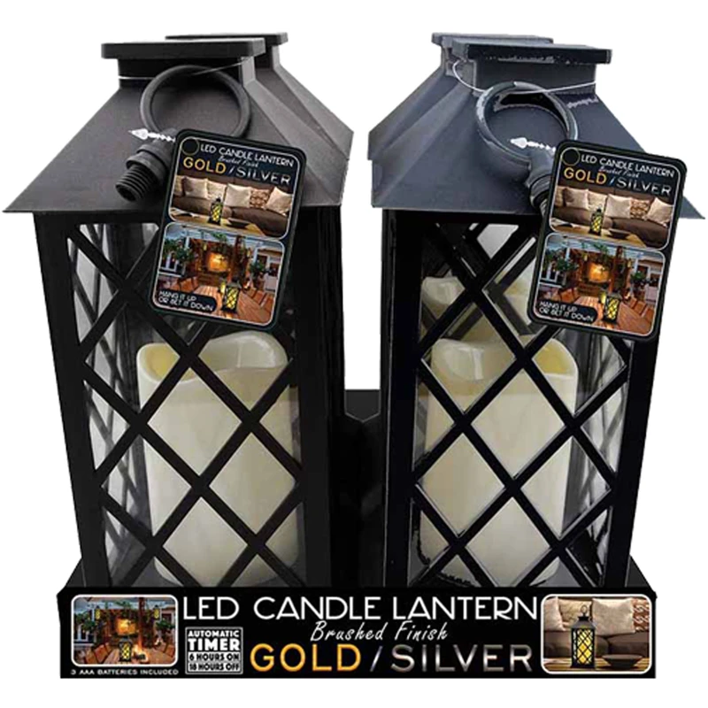 Ledz Assorted Led Candle Lantern - Decorative Lighting For Indoor And Outdoor Use