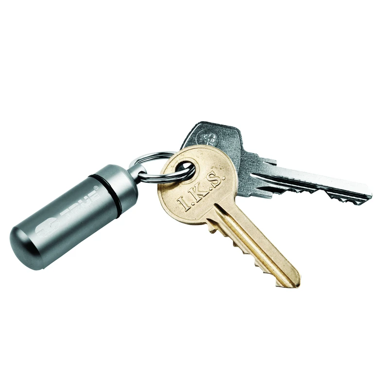 True Utility Aluminum Silver Key Ring - Lightweight, Durable, Versatile Design