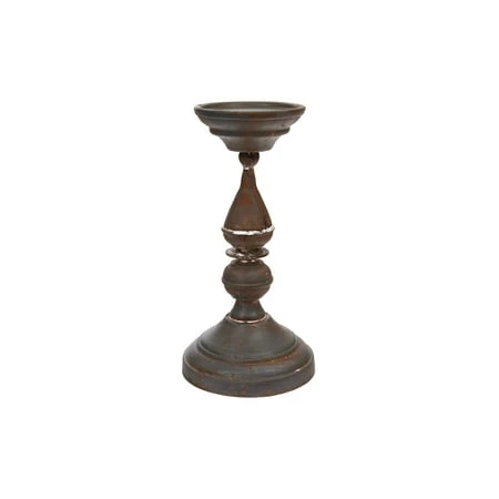 Large Galvanized Metal Candle Holder For Home Decor And Outdoor Use