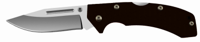 G10 Lock Back Folding Pocket Knife, Black