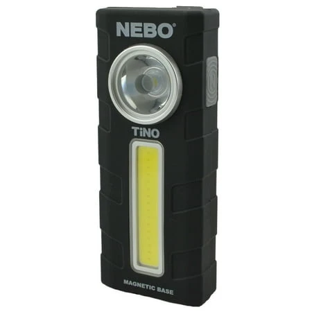 Tino 300 Lumen Led Flashlight Work Light With Magnetic Base - Black